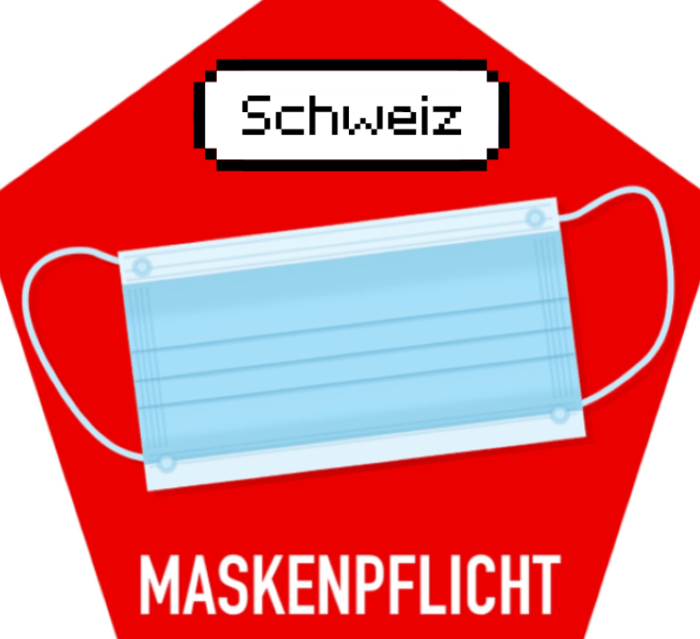 Schweiz: Maskenpflicht im Öffentlichen Raum