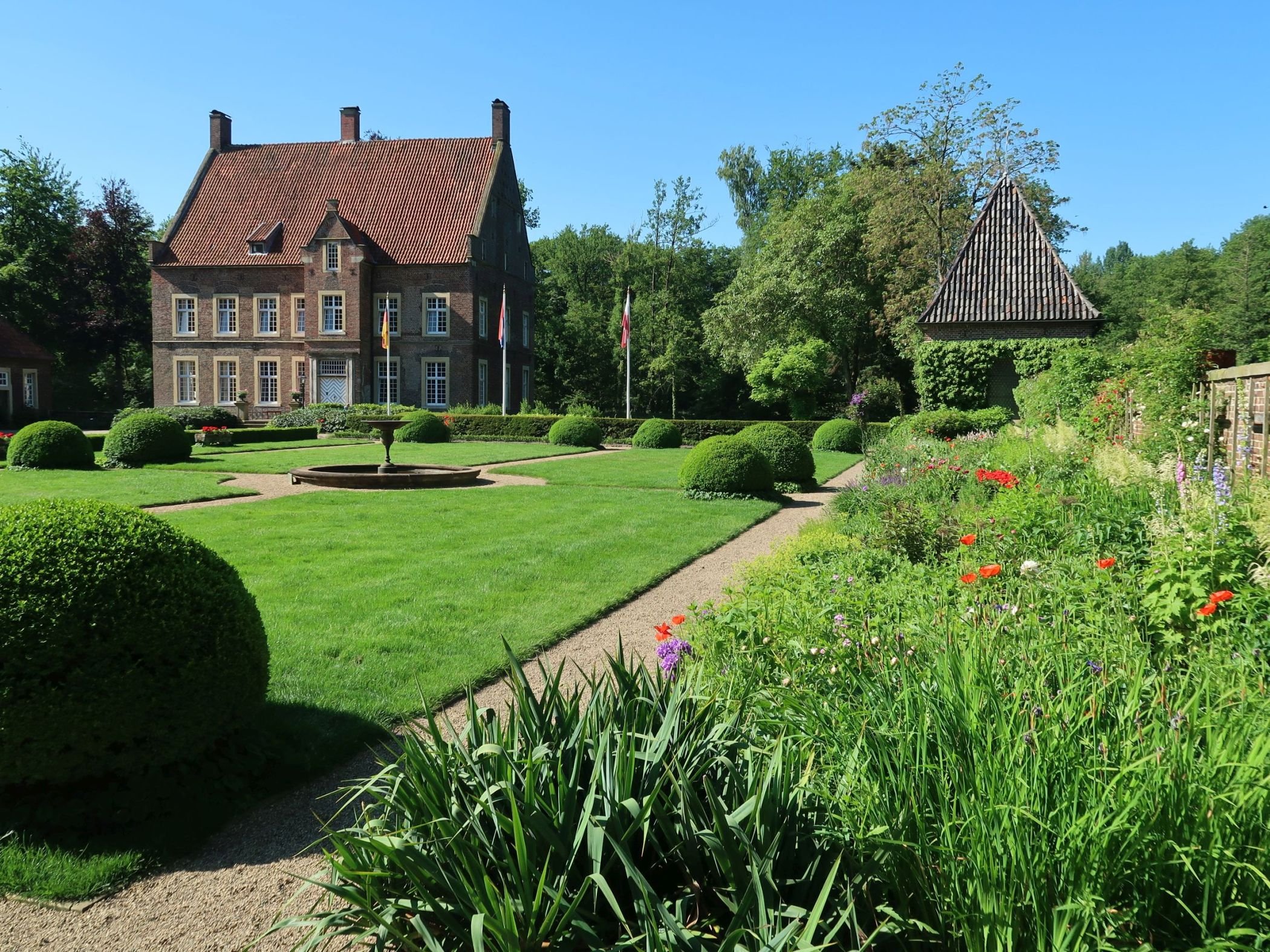 Ein weitgehend unbekanntes Kleinod im nördlichen Münsterland ist der Garten an Haus Welbergen in Ochtrup / Udo Woltering