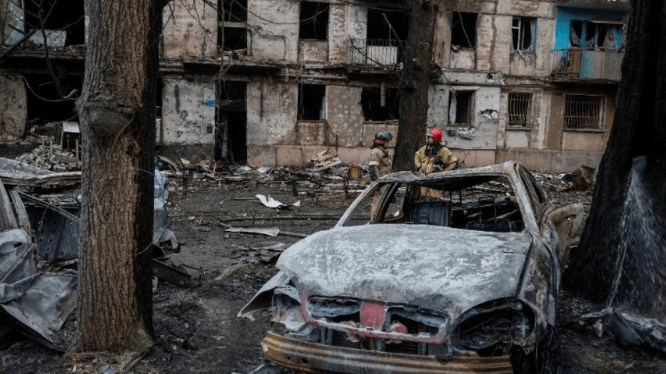 Das zerstörte Gebäude in Kryvyi Rih Eine weitaus schlechtere Zukunft